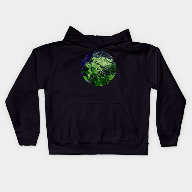 Planet 2 Kids Hoodie by Newtegan